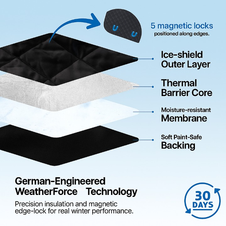 Vironex Magnetic Windshield Cover