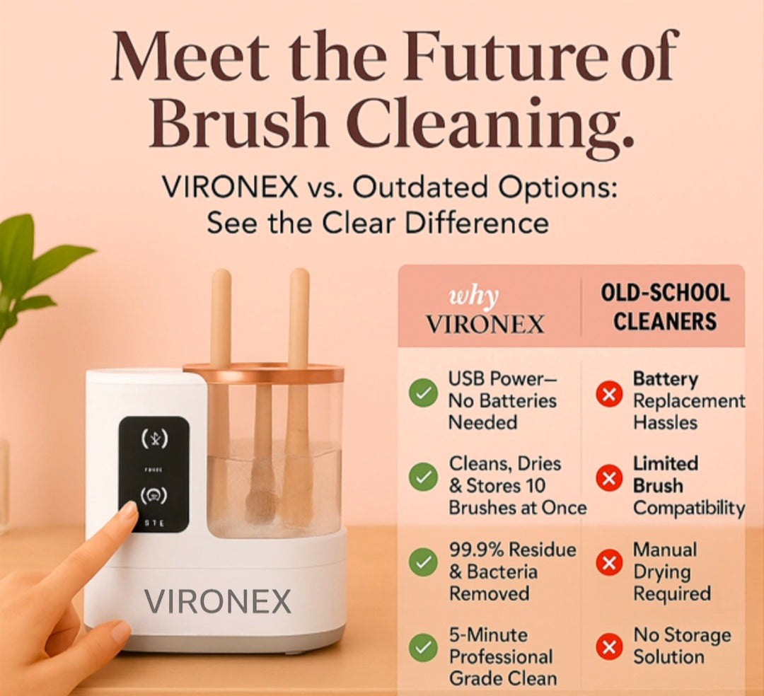Vironex 3~in~1  brush cleaner